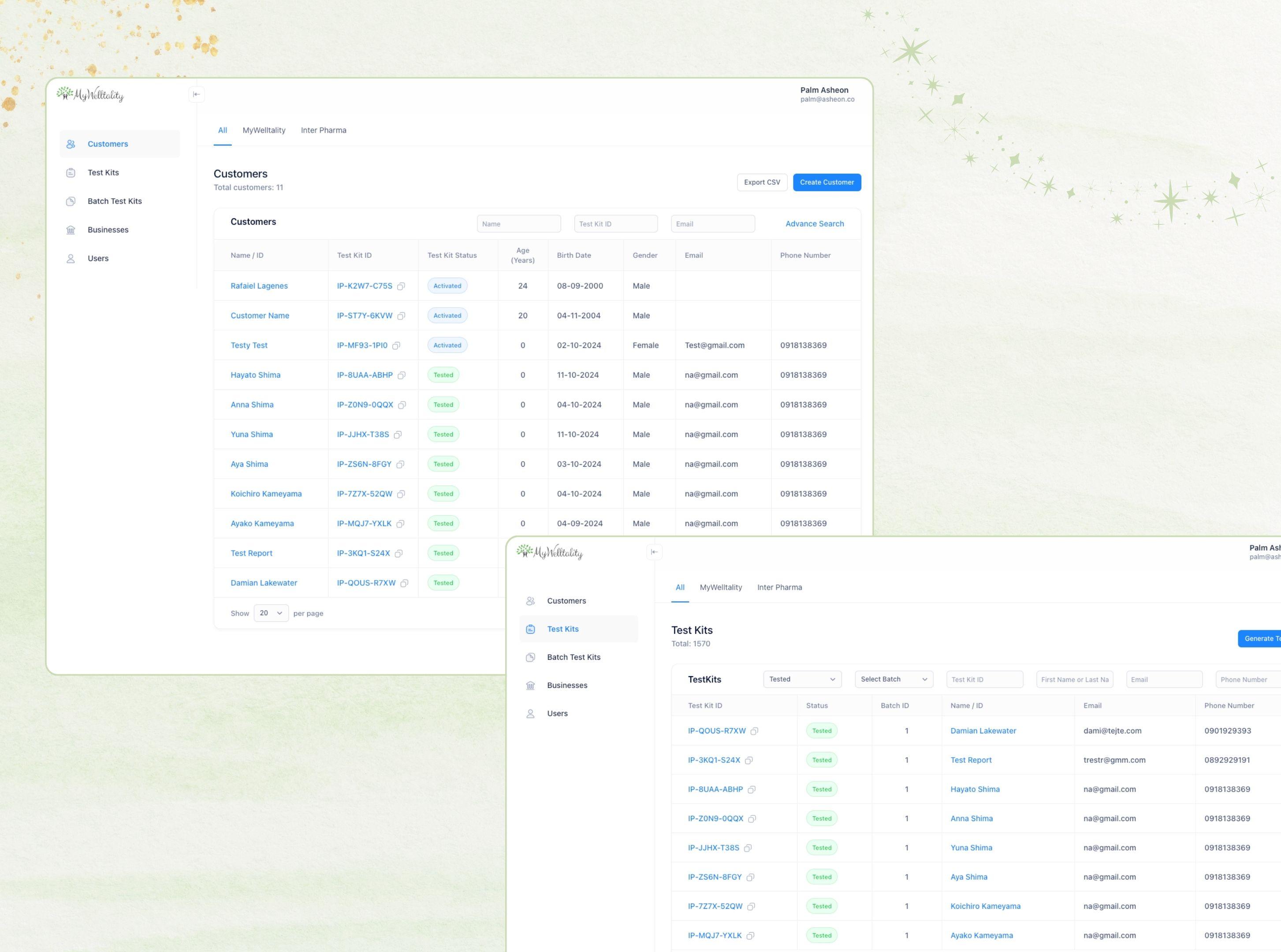 MyWelltality Lightweight CRM